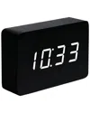 Uber Appliance Kutia Brick Click Clock In Black