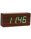 Uber Appliance Kutia Slab Click Clock In Brown