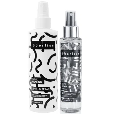 Uberliss Bond Healing Spray & Frizz Elixir Exclusive Duo In White