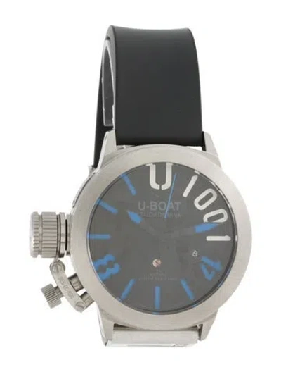 Pre-owned U-boat Classico 55 1001 Blue Watch In Multi