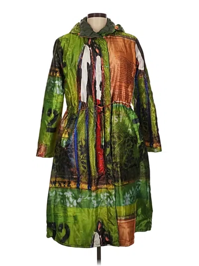 Pre-owned Ubu Raincoat In Green