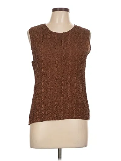 Pre-owned Ubu Sleeveless Blouse In Brown