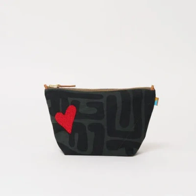 Ubuntu Life Xlarge Convertible Pouch With Red Beaded Heart