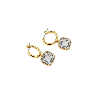 Uchi And Soto Women's Gold / Grey Shikaku Grey Stone Earrings In Multi