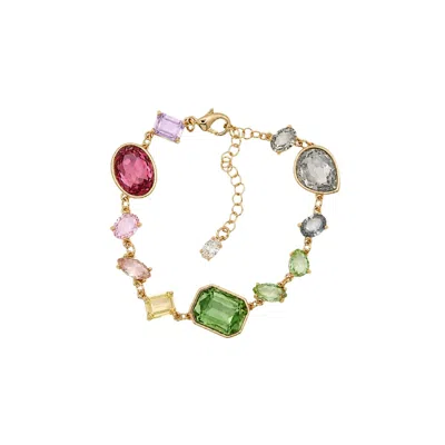 Uchi And Soto Women's Gold Hanabi Mixed Stone Bracelet