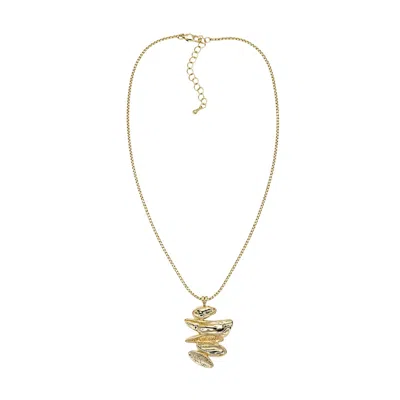 Uchi And Soto Women's Gold Kin Sculptural Pendant Necklace