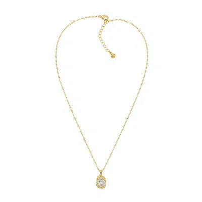 Uchi And Soto Women's Gold / Silver Enso Gold Stone Necklace In Gold/silver