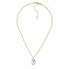 Uchi And Soto Women's Gold / White Shinju Gold Square Pearl Necklace In Gold