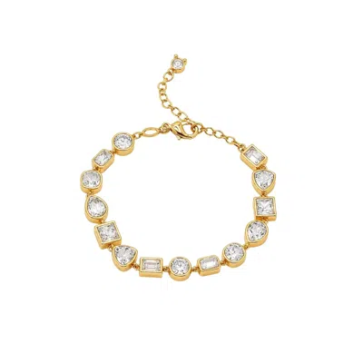 Uchi And Soto Women's Kin Mixed Stone Gold Bracelet