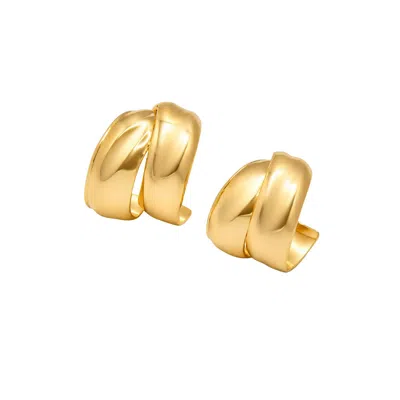 Uchi And Soto Women's Kin Molten Gold Hoop Earrings