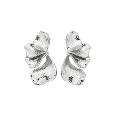 Uchi And Soto Women's Kin Silver Sculptural Statement Earrings