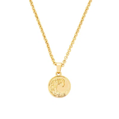 Uchi And Soto Women's Nami Gold Wave Pendant