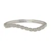 Uchi And Soto Women's Nami Silver Stone Wave Bangle In Silver