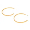 Uchi And Soto Women's Shikaku Gold Thin Earrings In Gold