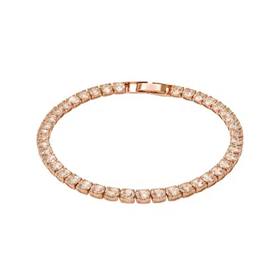 Uchi And Soto Women's Shikaku Rose Gold Tennis Bracelet