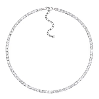 Uchi And Soto Women's Shikaku Silver Tennis Necklace