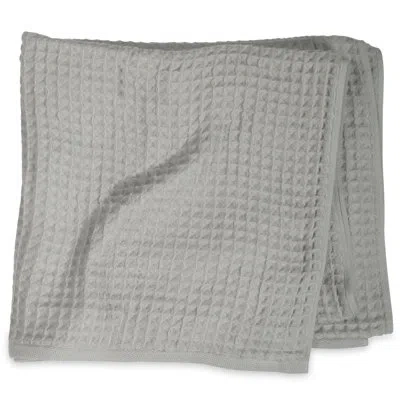 Uchino Air Waffle 100% Cotton Bath Towel In Gray