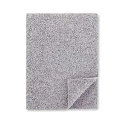 Uchino Cl Zero Twist Cotton Blend Bath Sheet In Gray