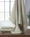 Uchino Natural Dyed Cotton Bath Towel, 55" X 28" In Tea