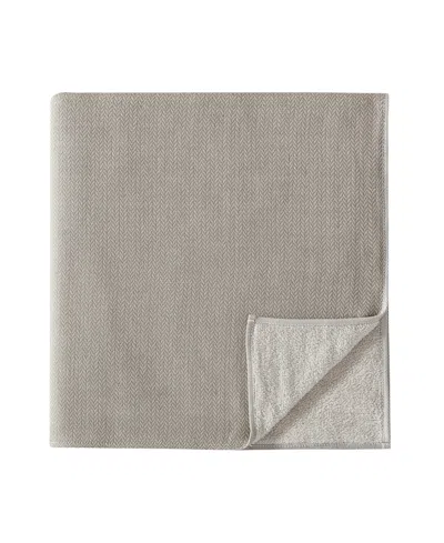 Uchino Natural Dyed Cotton Hand Towel, 30" X 13" In Coffee