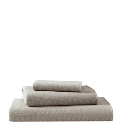 Uchino Organic Cotton Face Cloth In Gray