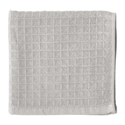 Uchino Waffle Twist 100% Cotton Washcloth In Linen