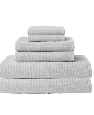 Uchino Waffle Twist 6-pc. Bath Towel Set