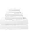 Uchino Waffle Twist 6-pc. Bath Towel Set