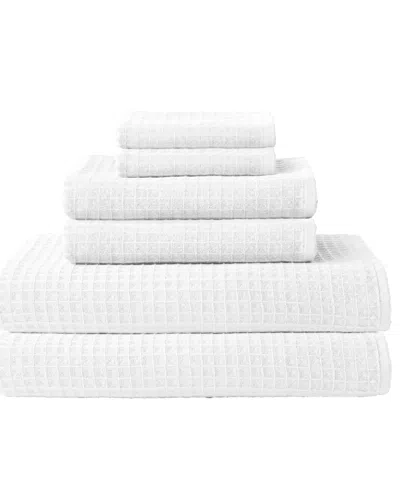 Uchino Waffle Twist 6-pc. Bath Towel Set