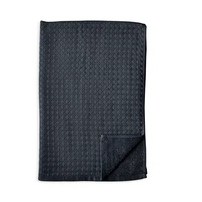 Uchino Waffle Twist Hand Towel In Ebony