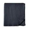 Uchino Waffle Twist Washcloth In Ebony