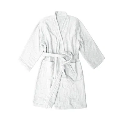 Uchino Waffle White Bath Robe 27 X 52 White