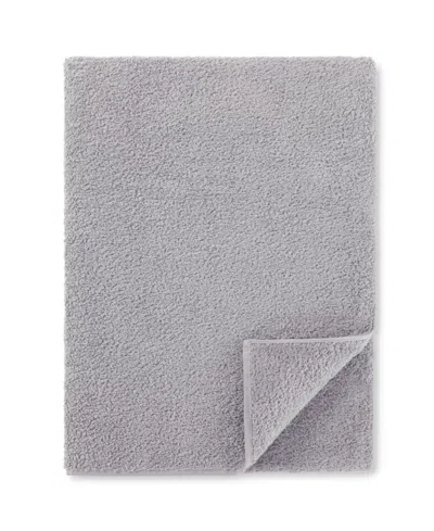 Uchino Zero Twist Bath Towel, 39" X 63" In Gray