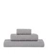 Uchino Zero Twist Gauze Dots Hand Towel In Gray
