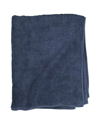 Uchino Zero Twist Wash Cloth, 13" X 16" In Blue