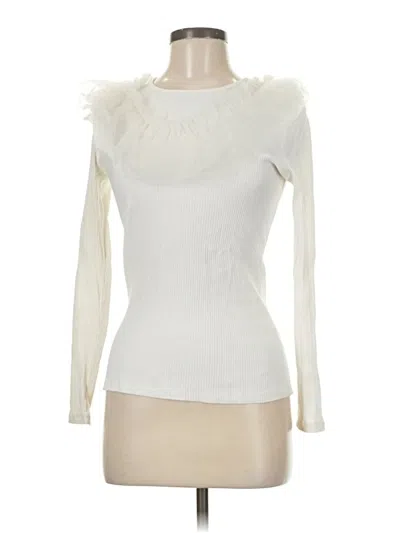 Pre-owned Udel New York Long Sleeve T-shirt In White