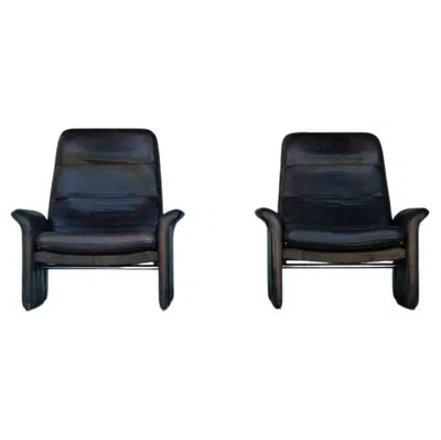 Pre-owned Ueli Berger Pair Of Ds-50 Recliner, De Sede In Brown