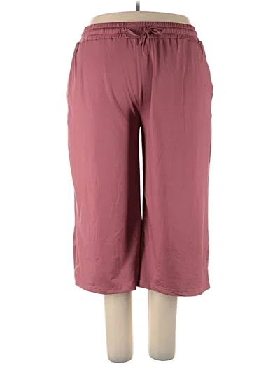 Pre-owned Ueu Casual Pants In Burgundy