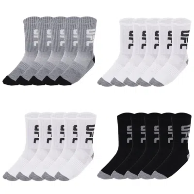 Ufc Men's Athletic Crew Socks - 20 Pairs, High Performance Multipack