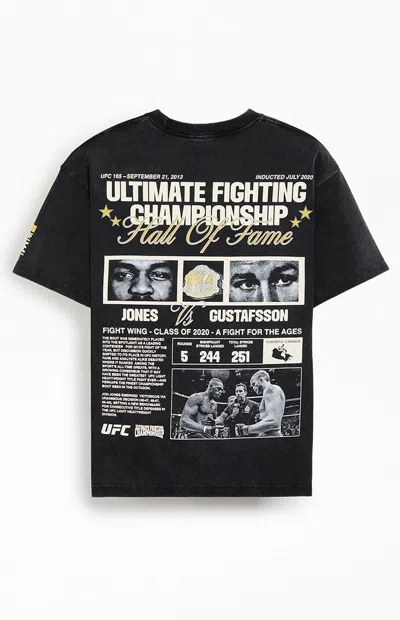 Ufc Men's Championship Hall Of Fame Oversized T-shirt In Washed Black