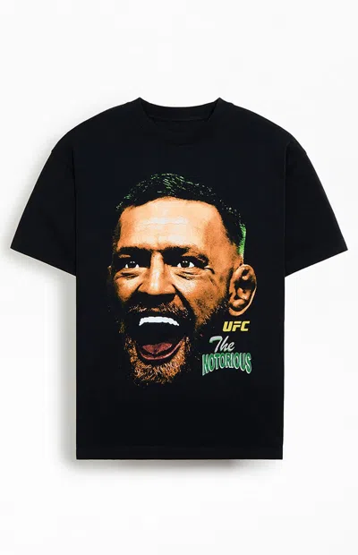 Ufc Men's Conor Mcgregor Collage Oversized T-shirt In Black