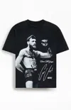 Ufc Men's Conor Mcgregor Frontline T-shirt In Washed Black In Black