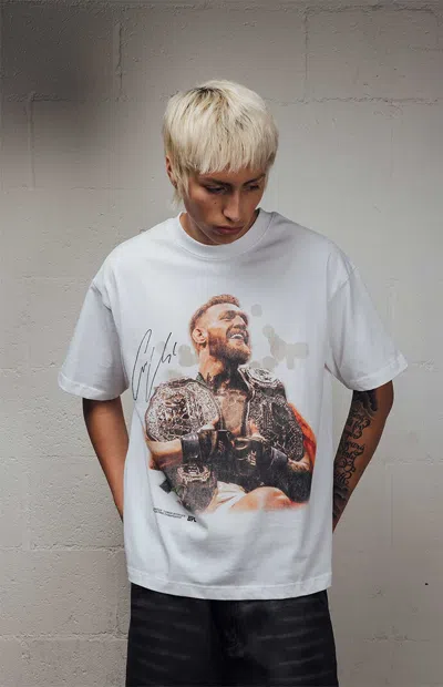 Ufc Men's Conor Mcgregor King Is Back Oversized T-shirt In White