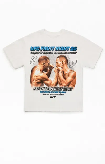 Ufc Men's Conor Mcgregor X Max Holloway Fight Oversized T-shirt In White