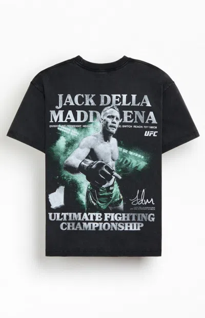 Ufc Men's Jack Della Maddalena Scrappy Oversized T-shirt In Washed Black