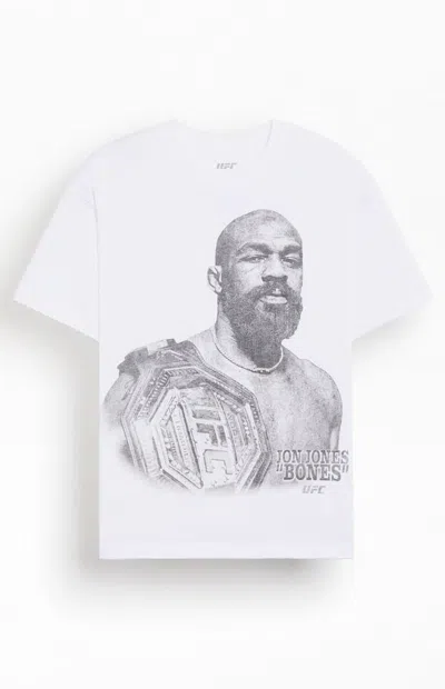 Ufc Men's Jon Jones Portrait T-shirt In White