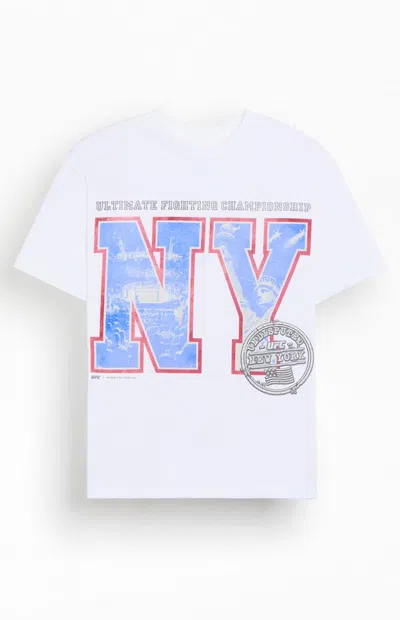 Ufc Men's Nyc Logo Oversized T-shirt In White