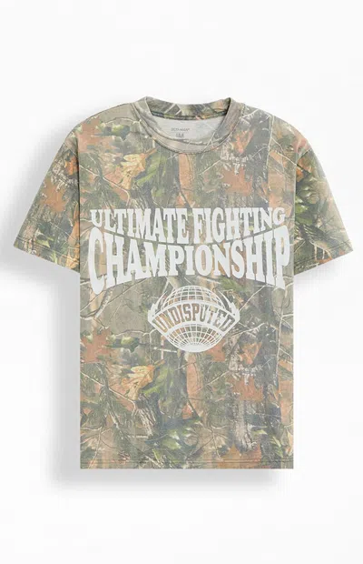 Ufc Men's One & Only Camo Oversized T-shirt In Camouflage In Multi
