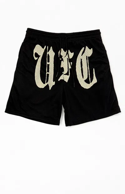 Ufc Men's Passion & Determination Mesh Shorts In Black