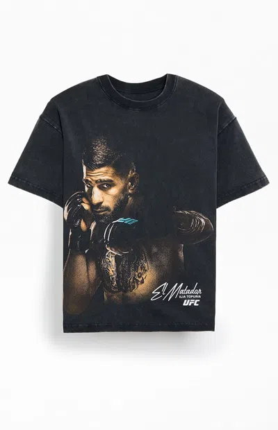 Ufc Men's Toupria El Matador Oversized T-shirt In Washed Black
